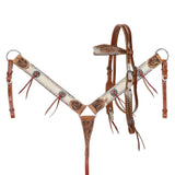New! Showman Trailsman Browband Headstall and Breastcollar Set - Country Scene Saddlery and Pet Supplies