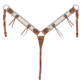 New! Showman Trailsman Browband Headstall and Breastcollar Set - Country Scene Saddlery and Pet Supplies