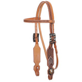 New! Showman Stitch & Weave Browband Headstall and Breastcollar Set - Country Scene Saddlery and Pet Supplies