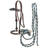 New! Showman Desert Dawn Mohair Bosal with Reins - Country Scene Saddlery and Pet Supplies