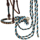 New! Showman Desert Dawn Mohair Bosal with Reins - Country Scene Saddlery and Pet Supplies
