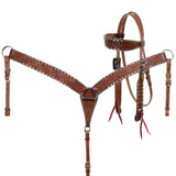 New! Showman Daffodil Blooms Browband Headstall and Breastcollar Set - Country Scene Saddlery and Pet Supplies