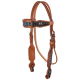 New! Showman Nightshade Beaded Browband Headstall and Breastcollar Set - Country Scene Saddlery and Pet Supplies