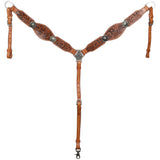 NEW! Showman Brandin’ Pen Browband Headstall and Breastcollar Set - Country Scene Saddlery and Pet Supplies