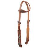 NEW! Showman Outlaw Oasis One Ear Headstall and Breastcollar Set - Country Scene Saddlery and Pet Supplies