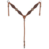 New! Showman Silverwing Browband Headstall and Breastcollar Set - Country Scene Saddlery and Pet Supplies