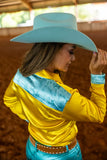 New! SANTA FE SATIN PERFORMANCE RODEO SHIRT - Country Scene Saddlery and Pet Supplies