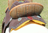 CSS Lightweight02 Buckstitched hornless Barrel Saddle - Country Scene Saddlery and Pet Supplies