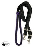8ft Nylon braided roping reins - Country Scene Saddlery and Pet Supplies
