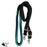 New! 8Ft Nylon Braided Roping Reins Teal