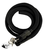 8Ft Pro Brain Cotton Contest Reins Black