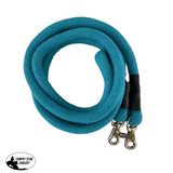 8Ft Pro Brain Cotton Contest Reins Teal