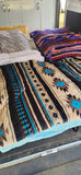 New! Queen Size 3 pc Borrego comforter set with southwest design. - Country Scene Saddlery and Pet Supplies
