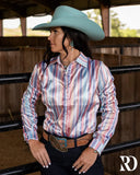 New! AMELIA SATIN PERFORMANCE RODEO SHIRT - Country Scene Saddlery and Pet Supplies