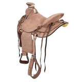 New! Ranchman Roughout Wade Roper Style Saddle - 16 Inch - Country Scene Saddlery and Pet Supplies