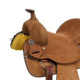New! Laredo Roughout Roper Style Saddle - 16 Inch - Country Scene Saddlery and Pet Supplies