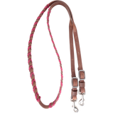 NEW! Martin Saddlery Barrel Reins 3/4″ Laced with Latigo Leather - Country Scene Saddlery and Pet Supplies