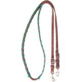 NEW! Martin Saddlery Barrel Reins 3/4″ Laced with Latigo Leather - Country Scene Saddlery and Pet Supplies