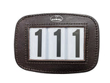 New! Hamag™ Leather Bridle Number Holders (Pair) - 3 digit