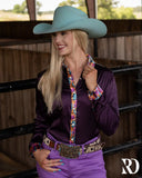 New! CANYON CACTUS SATIN PERFORMANCE RODEO SHIRT - Country Scene Saddlery and Pet Supplies