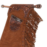 New! Showman Sorrel Daisy Chinks - Country Scene Saddlery and Pet Supplies