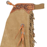 New! Showman Youth Old Timber Chinks - Country Scene Saddlery and Pet Supplies