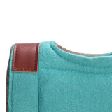 New! Fort Worth Felt Barrel Pad w/Shim Built Up - Turquoise 30" x 30" - Country Scene Saddlery and Pet Supplies