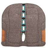 New! Fort Worth Felt Barrel Pad w/Shim Built Up - Turquoise 30" x 30" - Country Scene Saddlery and Pet Supplies
