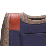 New! Fort Worth Canvas Shim Pad w/Spine - Navy 30" x 30" - Country Scene Saddlery and Pet Supplies