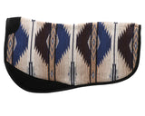 Fort Worth Barrel Race Contoured Saddle Pad - 28" x 28" BK - Country Scene Saddlery and Pet Supplies