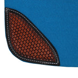 New! Fort Worth Feather Tooled Felt Saddle Pad - 30" x 30" - Country Scene Saddlery and Pet Supplies