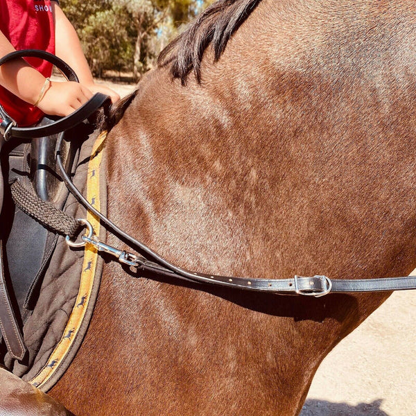 New! Contact Reins In Leather With Soft Nappa Reins