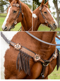 New! Dusty Rose One Ear Headstall - Country Scene Saddlery and Pet Supplies