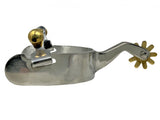 Showman ® Western Stainless Steel Mens size spurs. - Country Scene Saddlery and Pet Supplies