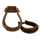 NEW! Showman Mahogany Oxbow Stirrups - Country Scene Saddlery and Pet Supplies