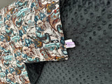 New! PRE-ORDER Minky Blanket - Western Style