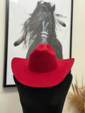 New! Wilde Traveller Cowboy Hat / RED $189.00 Pre-order - Hat Accessories