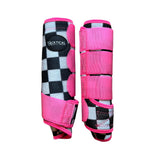 New! FINISH LINE & HOT PINK SPLINT BOOTS (PAIR) - Country Scene Saddlery and Pet Supplies