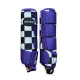 New! FINISH LINE & PURPLE SPLINT BOOTS (PAIR) - Country Scene Saddlery and Pet Supplies