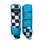 New! FINISH LINE & TURQUOISE SPLINT BOOTS (PAIR) - Country Scene Saddlery and Pet Supplies
