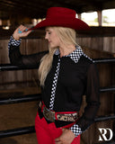 New! FINISH LINE SATIN MESH PERFORMANCE RODEO SHIRT - Country Scene Saddlery and Pet Supplies