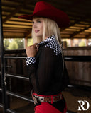New! FINISH LINE SATIN MESH PERFORMANCE RODEO SHIRT - Country Scene Saddlery and Pet Supplies