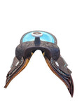 Fort Worth Barrel Racing Saddle with Buckstitcht - Country Scene Saddlery and Pet Supplies