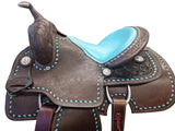 Fort Worth Barrel Racing Saddle with Buckstitcht - Country Scene Saddlery and Pet Supplies