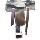 New! *SPECIAL ORDER* Barrel Race Saddle w/Opti Flex Tree - Turquoise - Country Scene Saddlery and Pet Supplies