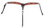 Fort Worth Basket Weave Breastcollar - Country Scene Saddlery and Pet Supplies