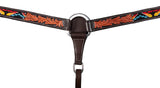 Fort Worth Sunset Steer Head Breastcollar - Country Scene Saddlery and Pet Supplies
