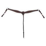 New! Fort Worth Basket Weave Jewel Breastcollar - Country Scene Saddlery and Pet Supplies