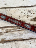 New! Rawhide Stitched Breast Collar - Country Scene Saddlery and Pet Supplies