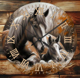 New! Clock - - - Design 1 - Country Scene Saddlery and Pet Supplies